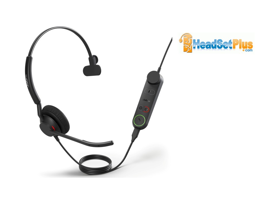 jabra engage 50 ii mono pc usb-c/a corded headset uc w/controls view